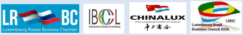 Banner. Logos. Luxembourg Russian, Indian, China & Brazil Business Chambers. 2016-11-17